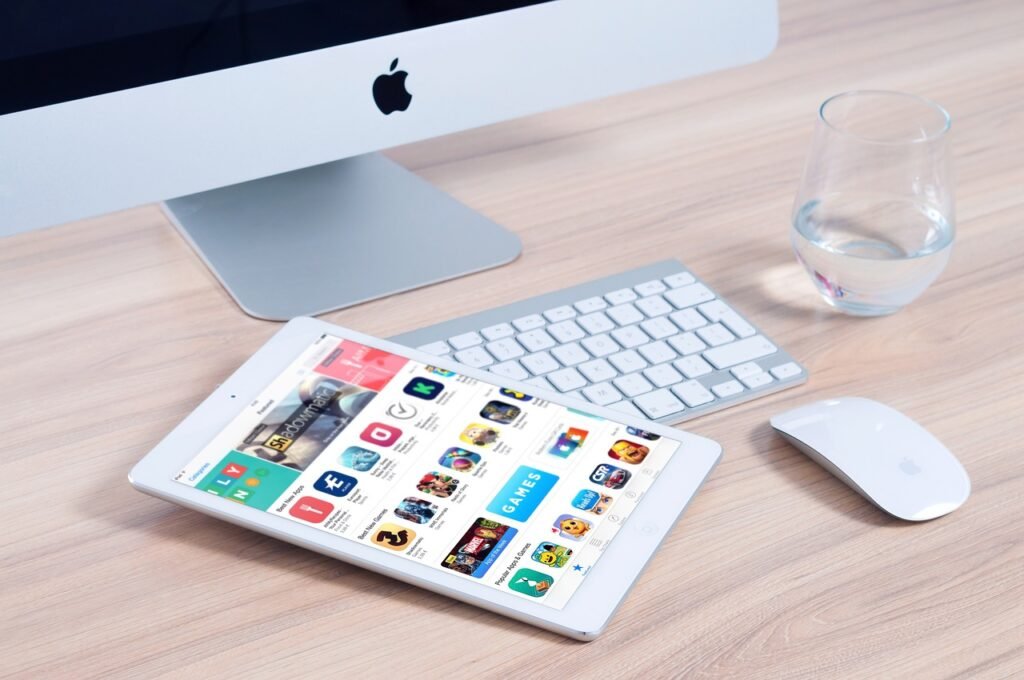 imac, apple, mockup, app, ipad, mouse, device, design, business, application, internet, mobile, monitor, electronic, computer, office, workplace, app, app, app, app, app, ipad, ipad, ipad, ipad, mouse, application, application